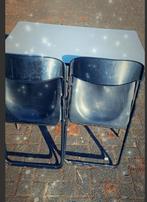 RETRO TAFEL en PLOOISTOELEN, Ophalen of Verzenden, Huis en Inrichting