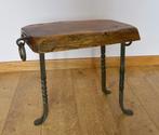 petite tablette en bois et fer forgé, Maison & Meubles, Enlèvement, Utilisé