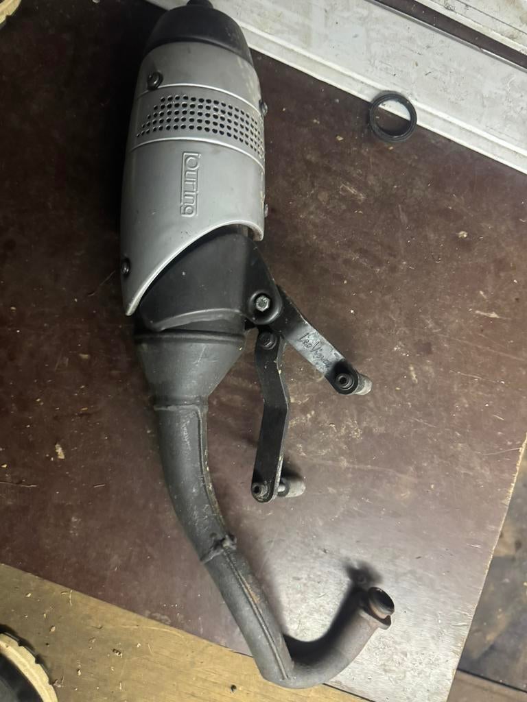 Leovinci uitlaat piaggio/gilera 50cc /70 cc, Enlèvement, Comme neuf