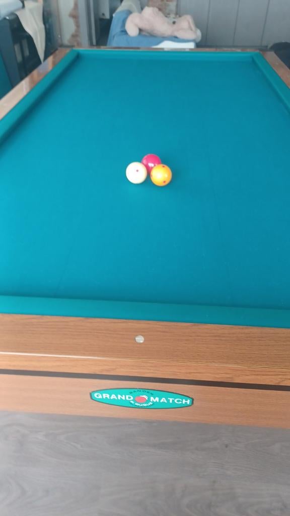 Duque Biljart met verwarming in perfecte conditie, Sports & Fitness, Billards & Billards américains, Enlèvement