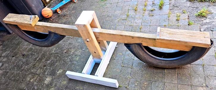 Balançoire duo en bois, Enfants & Bébés, Jouets | Extérieur | Aires de jeux, Utilisé, Balançoire, Enlèvement