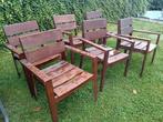 Chaises de jardin, Jardin & Terrasse, Enlèvement, Utilisé, Bois, Empilable