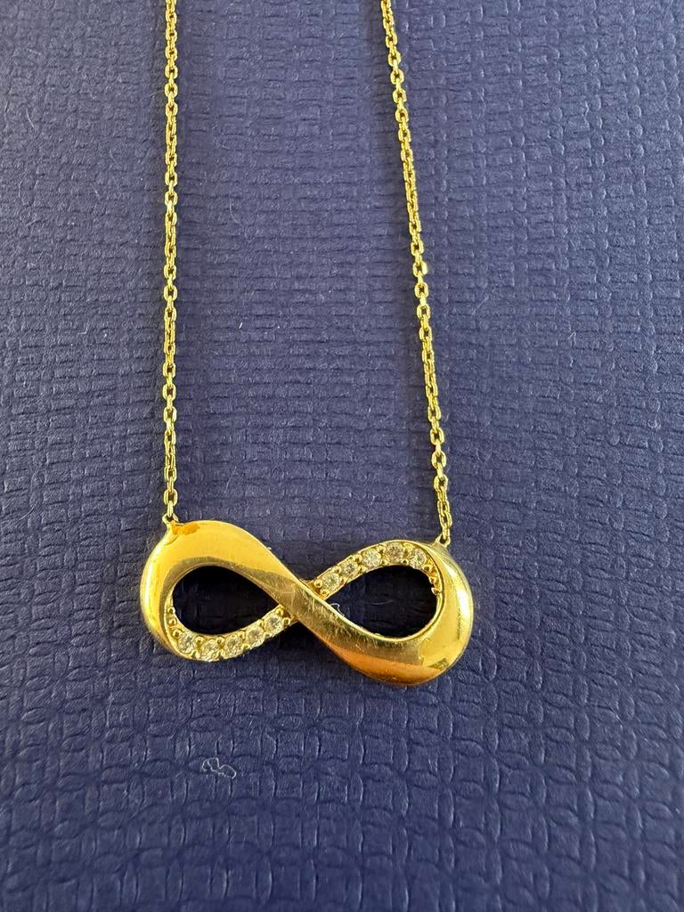 14-karaats gouden halsketting, nieuw., Handtassen en Accessoires, Kettingen, Ophalen of Verzenden, Zo goed als nieuw