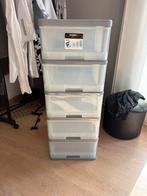 tiroir de rangement en plastique, Maison & Meubles, Armoires | Commodes, 5 tiroirs ou plus, Enlèvement, Utilisé, Autres matériaux