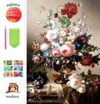 Bouquet de fleurs à peindre au diamant 50x40cm (carré), Envoi, Neuf, Bricolage