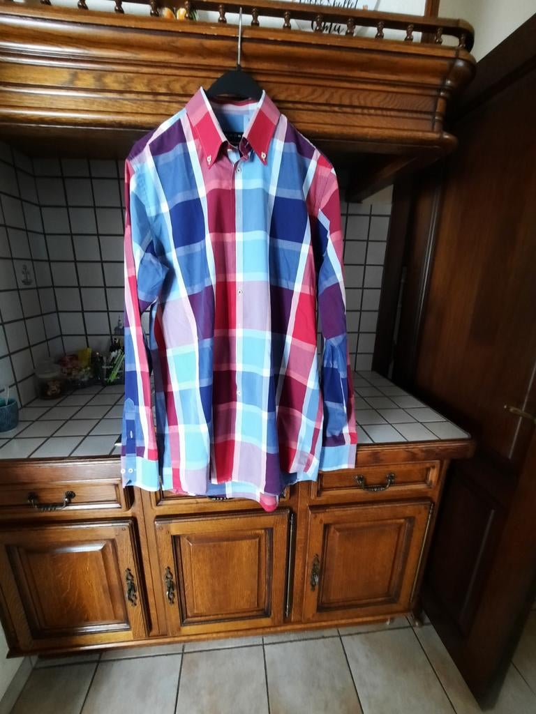 Herenhemd van LEDUB MAAT LOF 42, Ophalen, Zo goed als nieuw, LEDUB, Halswijdte 41/42 (L)