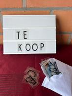 Lichtbak met letters en cijfers, Verzamelen, Merken en Reclamevoorwerpen, Ophalen of Verzenden, Zo goed als nieuw