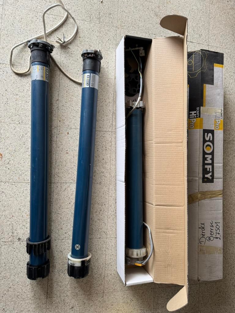 Zonnewering, Tuin en Terras, Zonneschermen, Ophalen, Gebruikt, 450 cm of meer, Elektrisch