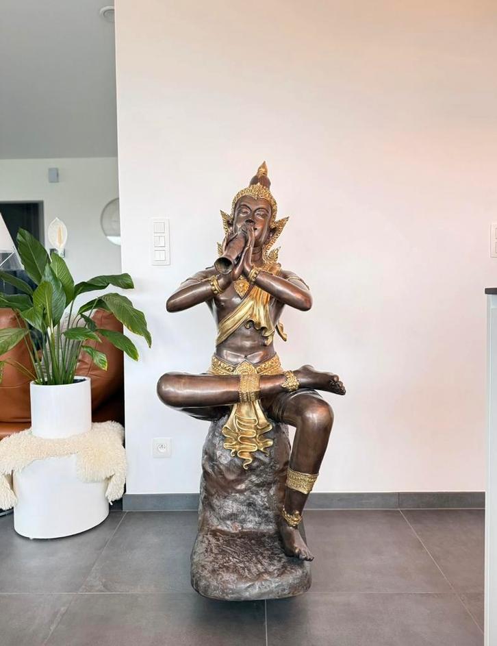 Groot massief bronzen beeld, Antiek en Kunst, Kunst | Beelden en Houtsnijwerken, Ophalen