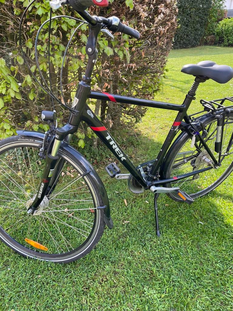 Herenfiets: zwart merk TREK, , zeer goede staat, Ophalen, Zo goed als nieuw, Meer dan 20 versnellingen, Overige merken