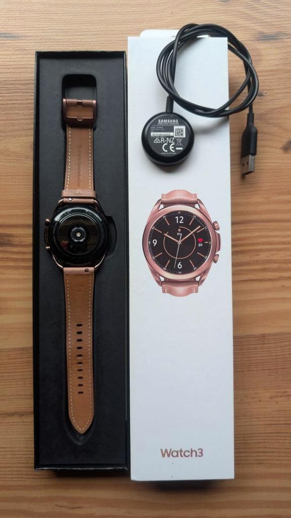 Samsung Galaxy Watch 3, Handtassen en Accessoires, Smartwatches, Android, Roze, Conditie, GPS, Ophalen
