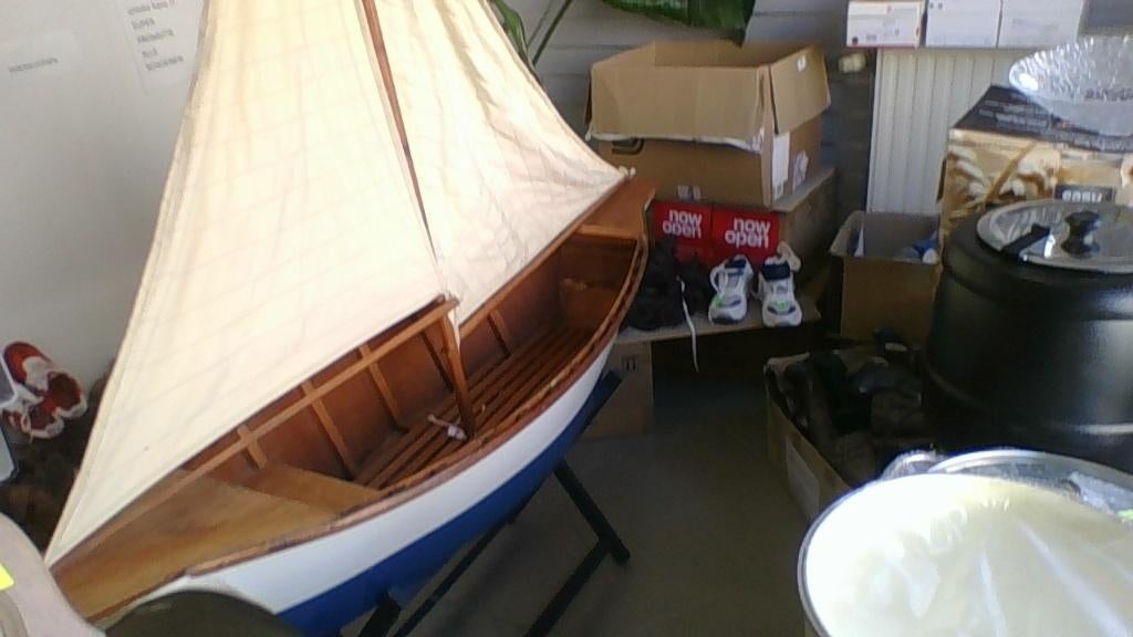 grote decoratie boot, Hobby en Vrije tijd, Modelbouw | Boten en Schepen, Ophalen, Zo goed als nieuw