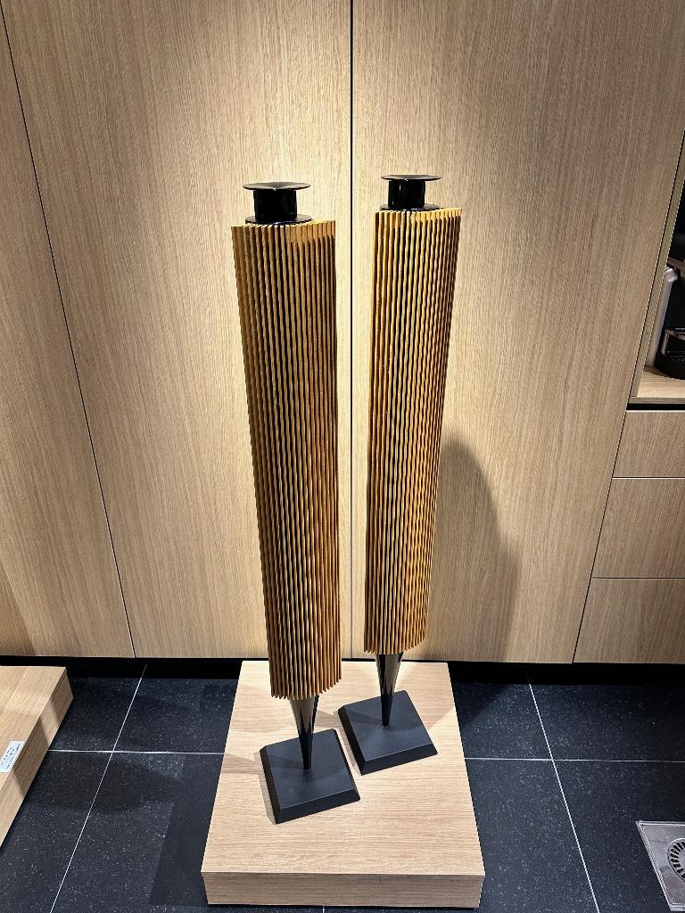 Bang & Olufsen Beolab 18 Piano Black Oak EX DEMO - B&O, Autres marques, Info@bang-olufsen.dk, Comme neuf, Enlèvement