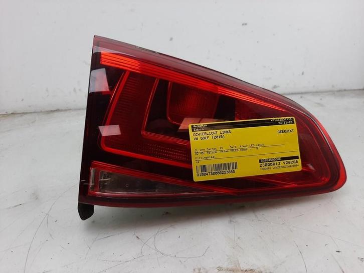 FEU ARRIÈRE GAUCHE Golf VII (AUA) (|5G0945093AE|), Autos : Pièces & Accessoires, Éclairage, Volkswagen, Utilisé