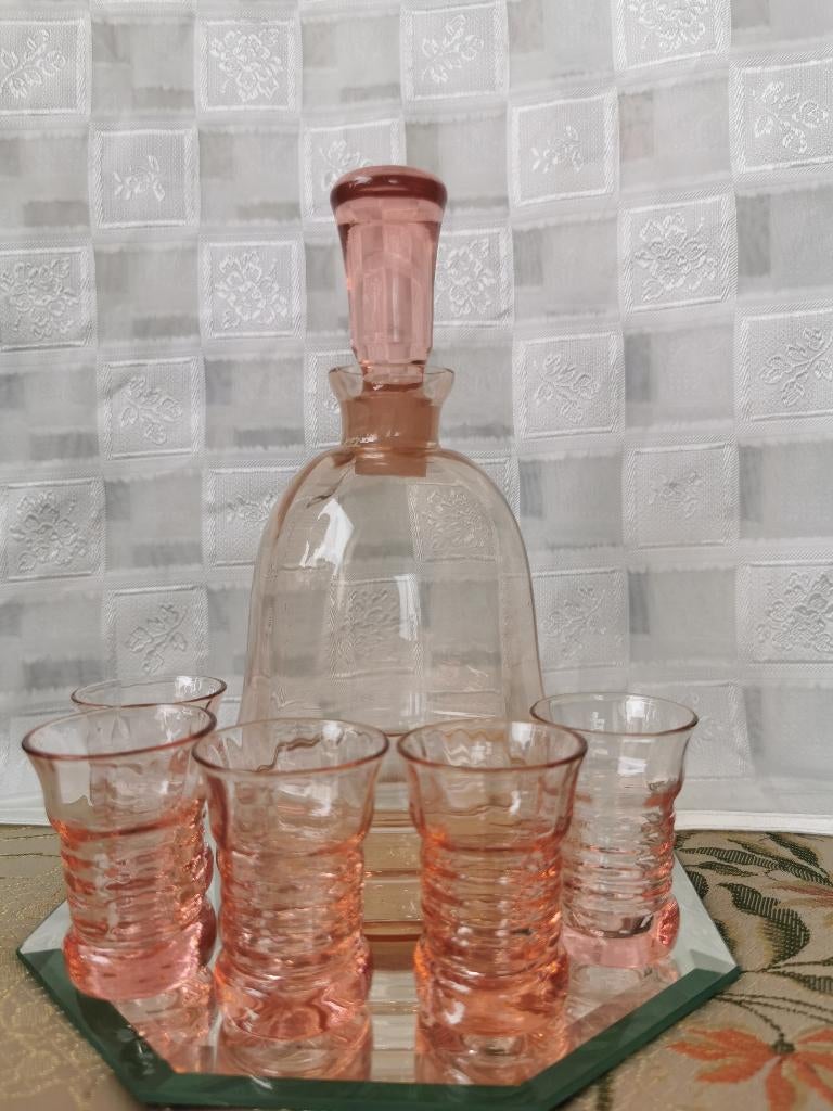 Art Deco likeur set, Ophalen of Verzenden