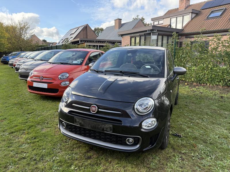 Fiat 500 Sport, 88 g/km, Zwart, 51 kW, Parkeersensor