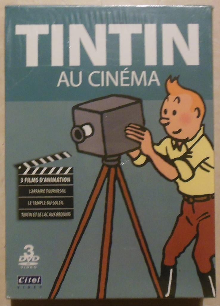 Tintin DVD - Tintin au cinéma, CD & DVD, DVD | Films d'animation & Dessins animés, Enlèvement ou Envoi