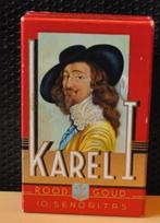boite vide en carton marque cigarillos karel I, Verzamelen, Ophalen of Verzenden, Gebruikt, Tabaksdoos of Verpakking