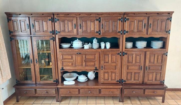 Soldes Armoire murale en chêne  (lot de 3 ou séparément), Maison & Meubles, Armoires | Armoires murales, Comme neuf, 150 à 200 cm