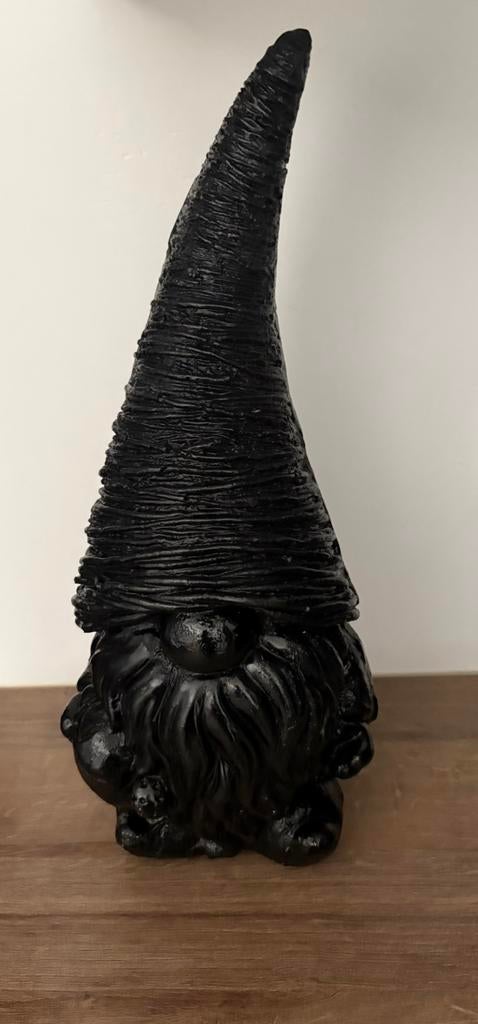 Charmante zwarte tuinkabouter, Ophalen, Gebruikt, Tuinkabouter