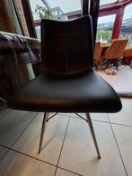 2 nieuwe leren stoelen zwart, Huis en Inrichting, Stoelen, Ophalen, Twee, Zwart, Nieuw