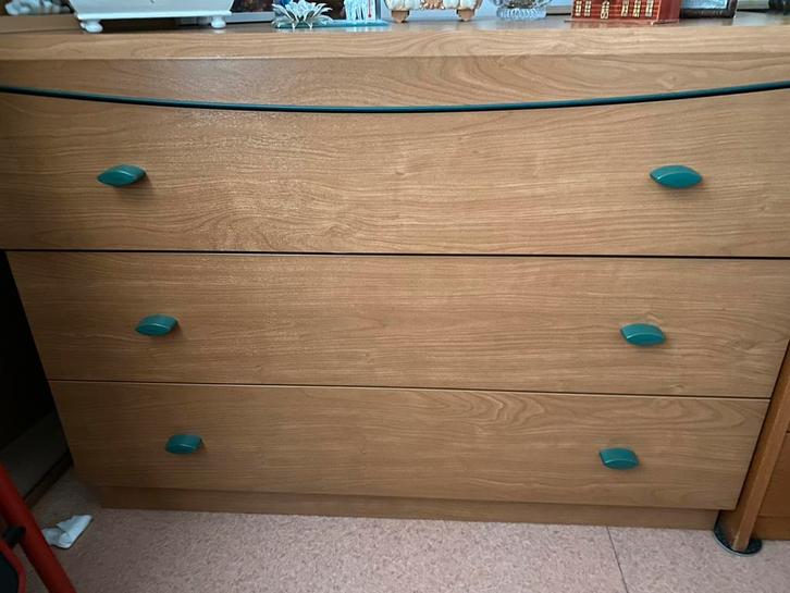 Chambre a coucher  complète, Maison & Meubles, Armoires | Commodes, Comme neuf, Enlèvement