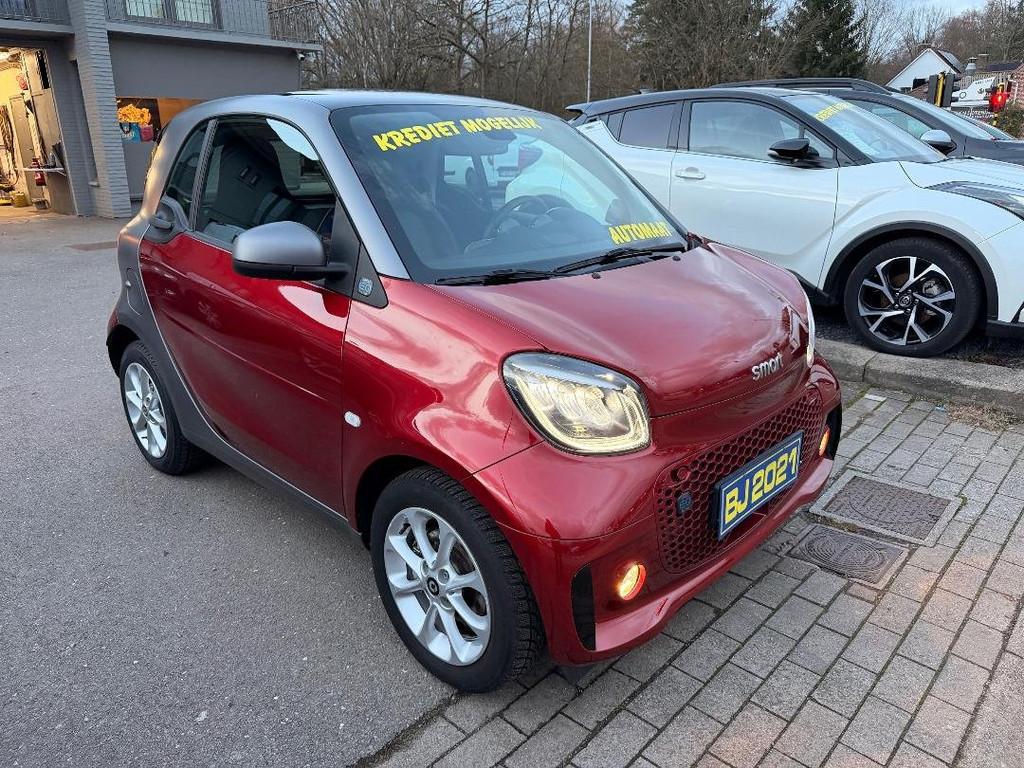 Smart Fortwo electric drive / EQ MET GARANTIE (bj 2021), Automaat, Achterwielaandrijving, Gebruikt, https://public.car-pass.be/vhr/a5f04a26-0ece-4197-8d98-f849e2de2fe3