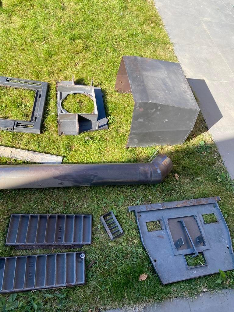 Houtkachel, Huis en Inrichting, Kachels, Ophalen, Houtkachel, Zo goed als nieuw, Inbouw