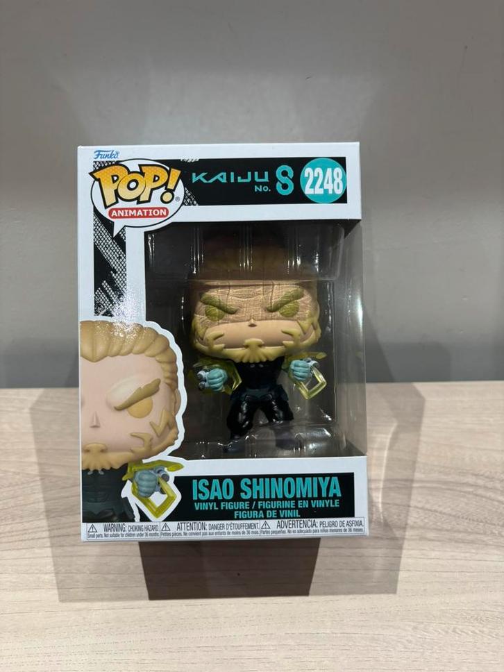 Funko Pop ! Animation — Isao Shinomiya #2248 | Kaiju no 8 |, Collections, Jouets miniatures, Comme neuf, Enlèvement ou Envoi