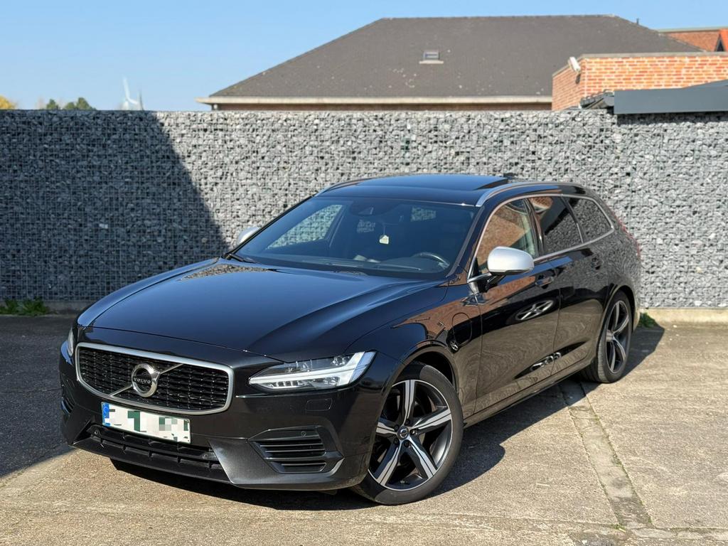 Volvo V90 R-Design T8 Hybride Plug-In 404pk 185.000km Full, Autos, Volvo, Particulier, Enlèvement