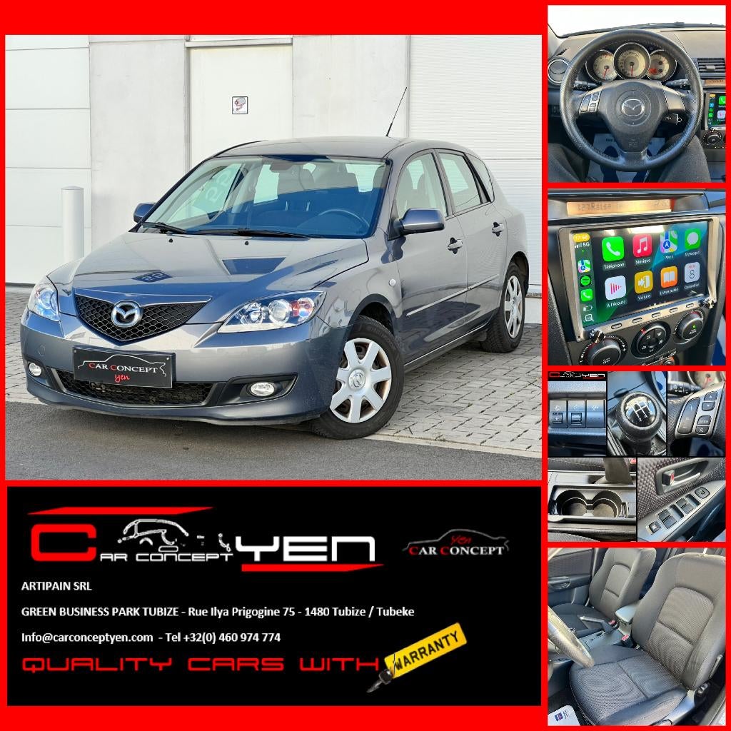 Mazda 3 1.6i*CarPlay*Clim.Auto, Auto's, Mazda, Bedrijf, Te koop, ABS, Airbags, Airconditioning, Android Auto, Apple Carplay, Bluetooth