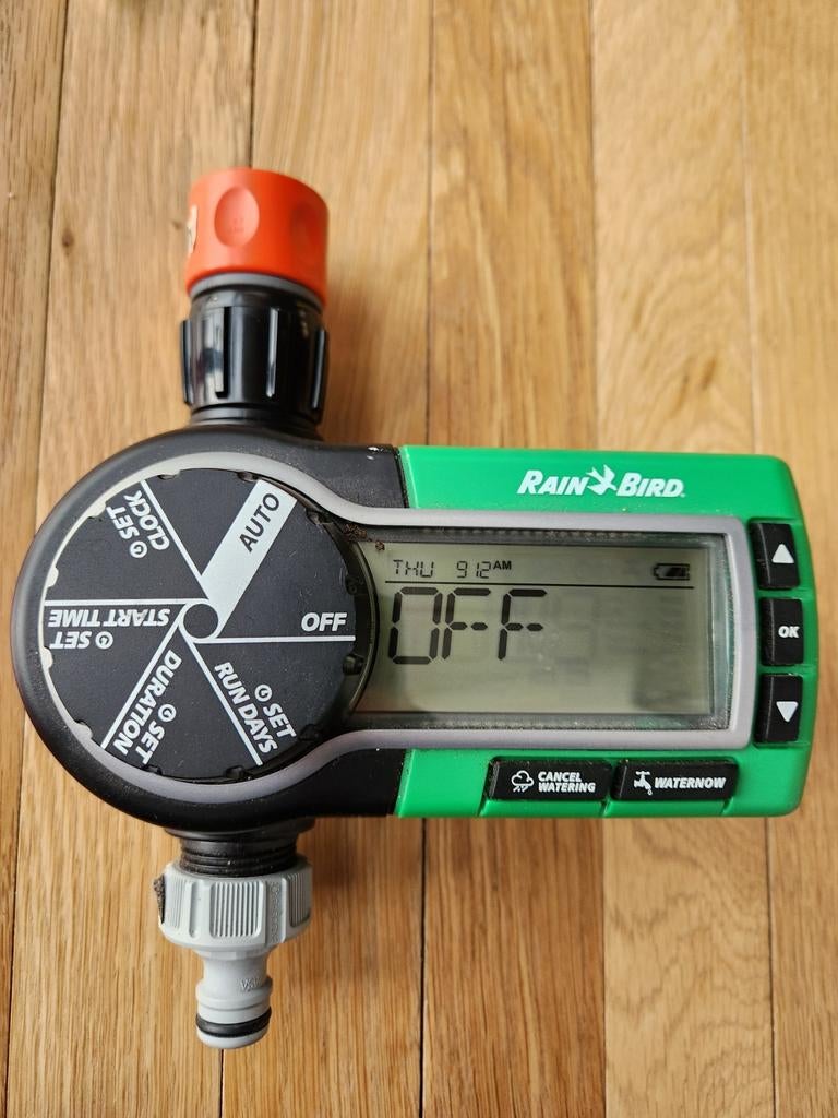 Rainbird groendak bewatering/kraan computer, Enlèvement