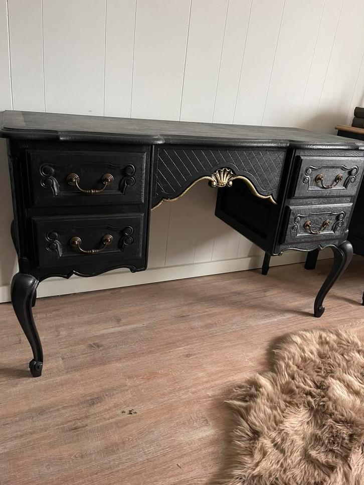 Louis xv bureau met bijpassend louis xv kastje, Huis en Inrichting, Bureaus, Zo goed als nieuw, Bureau, Ophalen