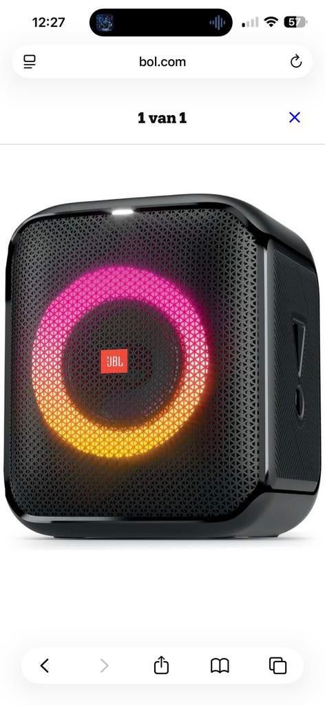 JBL partybox encore zeer goede staat, TV, Hi-fi & Vidéo, Enceintes, Enlèvement, Comme neuf, JBL