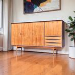 Sideboard Vintage Dressoir Oswald Vermaercke V-form 1960's, Maison & Meubles, Enlèvement, Teck