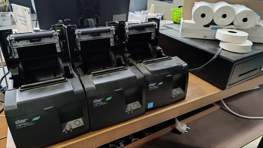 Imprimantes Star TSP 100, Informatique & Logiciels, Enlèvement ou Envoi, Utilisé, Imprimante thermique, Imprimante