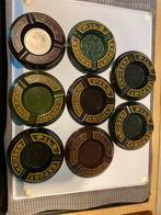 Lot (verschillende kleuren)bakelieten asbakken krüger, Verzamelen, Biermerken, Ophalen of Verzenden, Gebruikt