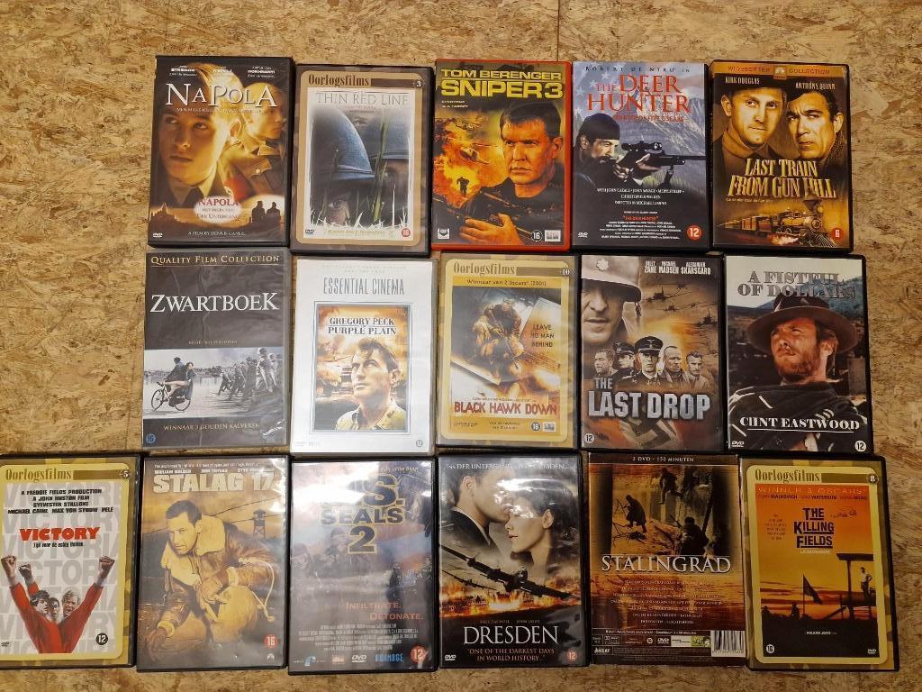 DVD collectie oorslogsfilms, CD & DVD, DVD | Action, Tous les âges, Enlèvement, Comme neuf, Thriller d'action