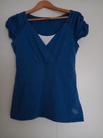 Top - Four Roses - blauw / wit, Taille 38/40 (M), Enlèvement ou Envoi, Comme neuf, Bleu