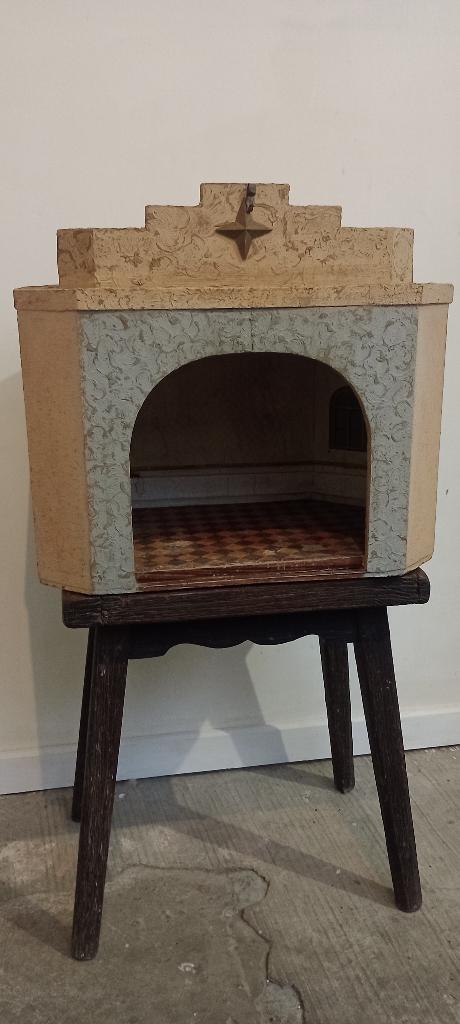 Théâtre Miniature ancien Art Populaire - Room Box XIX-XXe, Enlèvement ou Envoi