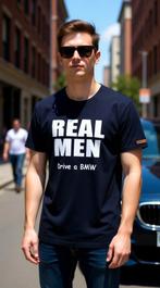 Herenshirt REAL MEN 'Drive a BMW', Ophalen of Verzenden, Nieuw