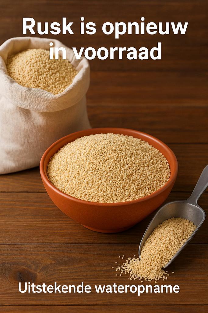 Rusk 1kg - In Voorraad - Winkel en Webshop, Dieren en Toebehoren, Dierenvoeding, Ophalen