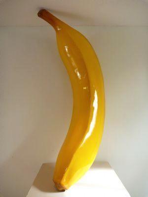 Banane 94 cm - décoration publicitaire banane en polyester, Collections, Marques & Objets publicitaires, Neuf, Enlèvement