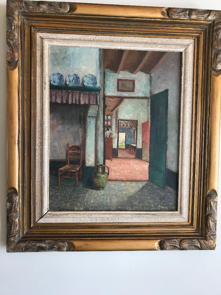 Schilderij Stobbaerts, Antiek en Kunst, Kunst | Schilderijen | Klassiek, Ophalen