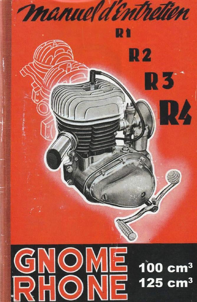 RTM voor GNOME- en RHÔNE-fietsen in het Frans., Motoren, Handleidingen en Instructieboekjes, Ophalen of Verzenden