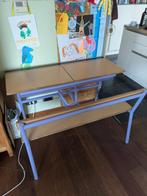 Vintage schoolbank met leuke kleurtoets, Enlèvement