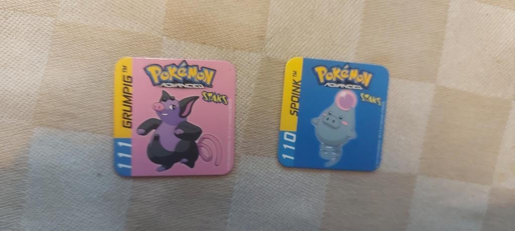 magneten speelgoed pokemon panini staks Spoink Grumpig 2003, Ophalen of Verzenden, Nieuw