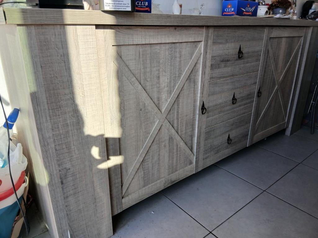 Dressoir tafel met 6 stoelen tv kast salontafel, Huis en Inrichting, Ophalen