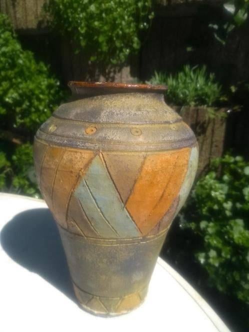 vaas Chinees -Art of living - aardewerk - Mexicaans-designer, Huis en Inrichting, Woonaccessoires | Vazen, Gebruikt, Ophalen