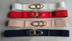 Set van 4 elastische ceinturen voor broeken of kleedjes, Kleding | Dames, Riemen en Ceinturen, Overige kleuren, 3 tot 5 cm, Nieuw